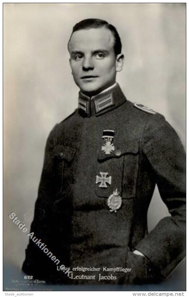 Sanke, Pilot Nr. 622 Jacobs Leutnant Foto AK I- - Sonstige & Ohne Zuordnung