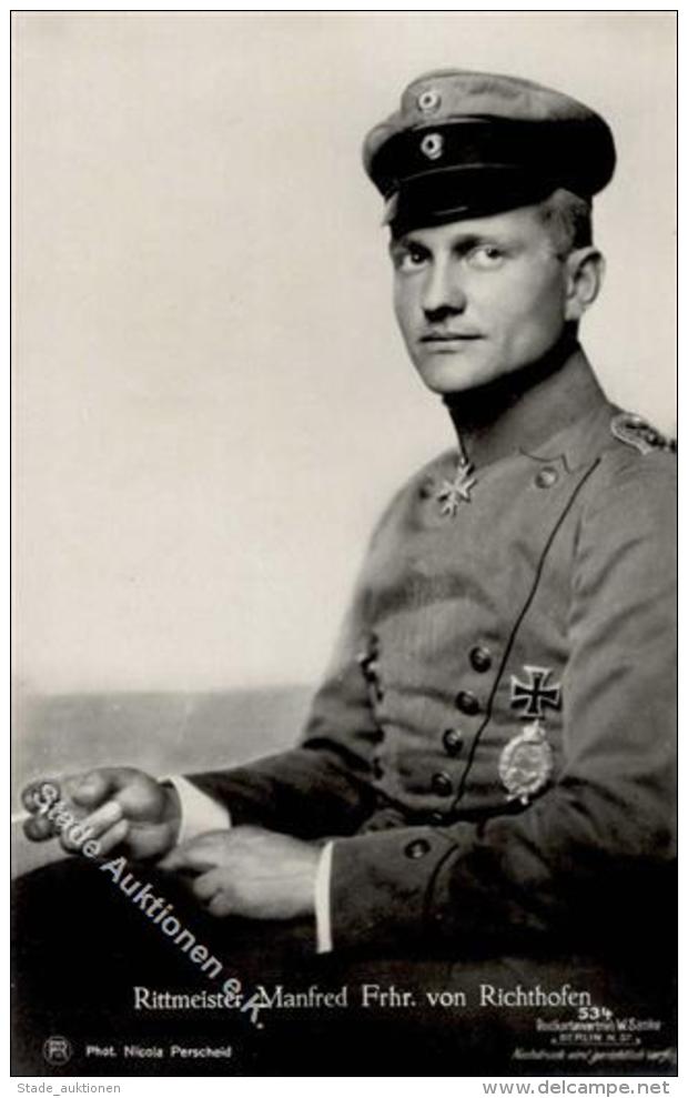 Sanke, Pilot Nr. 534 Richthofen, Manfred Frhr. V. Rittmeister Foto AK I- - Altri & Non Classificati