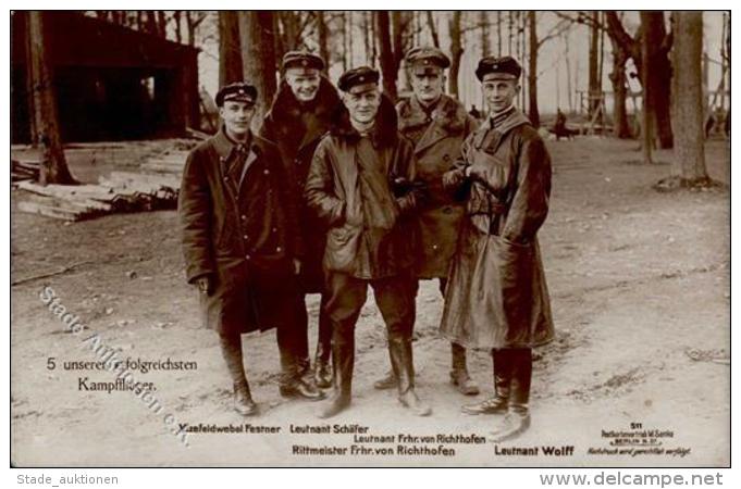 Sanke, Pilot Nr. 511 Festner Vizefeldwebel, Sch&auml;fer Leutnant, Richthofen V. Frhr. Leutnant, Richthofen V. Frhr. Rit - Sonstige & Ohne Zuordnung