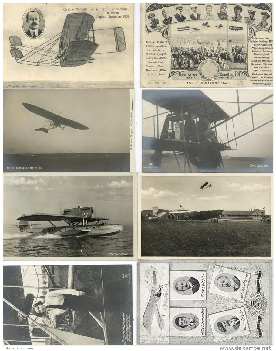 Luftfahrt Flugzeuge Von Den Anf&auml;ngen Bis 60'er Jahre Partie Mit &uuml;ber 30 Ansichtskarten I-II Aviation - Sonstige & Ohne Zuordnung