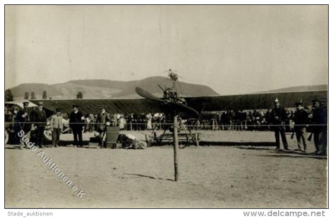Flugereignis REUTLINGEN (7410) Schw&auml;bischer &Uuml;berlandflug 1911 Fotokarte I-II R!R! Aviation - Sonstige & Ohne Zuordnung