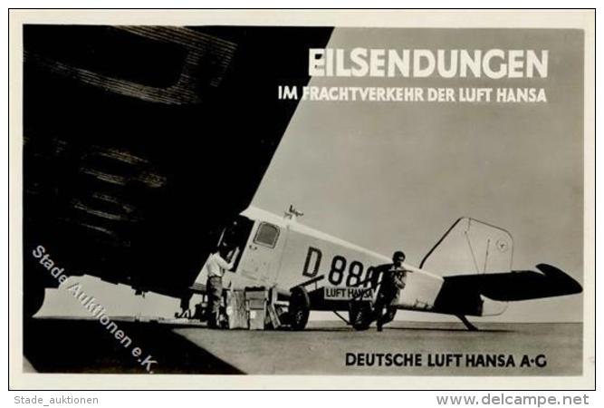 Lufthansa Flugzeug  Werbe AK I-II Aviation - Weltkrieg 1939-45