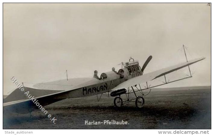 Flugzeug Vor 1945 Harlan Pfeiltaube Foto AK I-II Aviation - Weltkrieg 1939-45