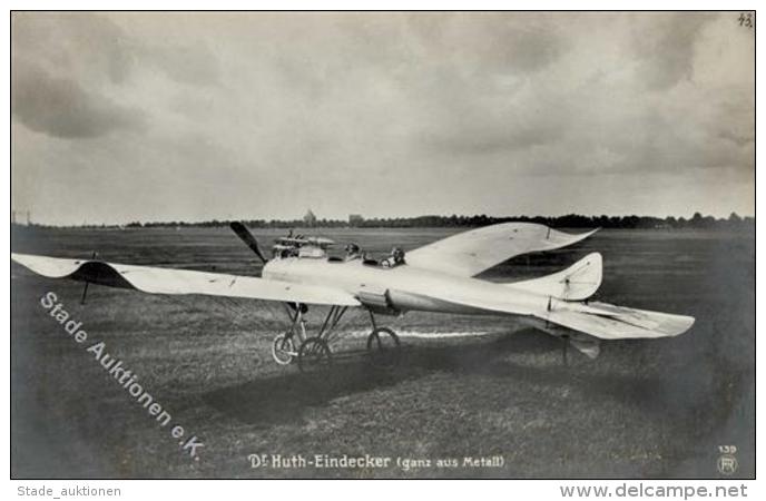 Flugzeug Vor 1945 Dr. Huth Eindecker Foto AK I-II Aviation - Weltkrieg 1939-45