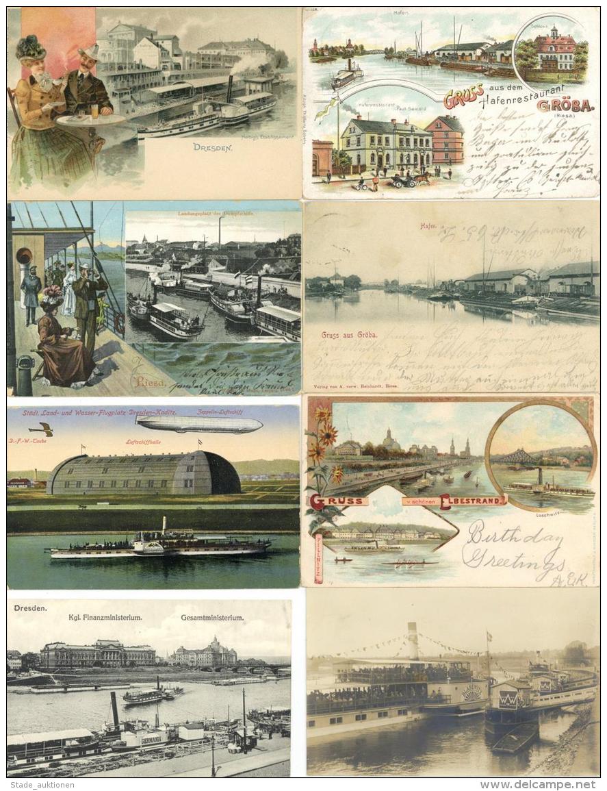Schifffahrt Auf Der Elbe Sammlung Von Circa 650 Ansichtskarten I-II - Sonstige & Ohne Zuordnung