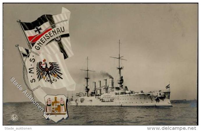 Marine - Galerie SMS Gneisenau Foto AK I-II - Weltkrieg 1914-18