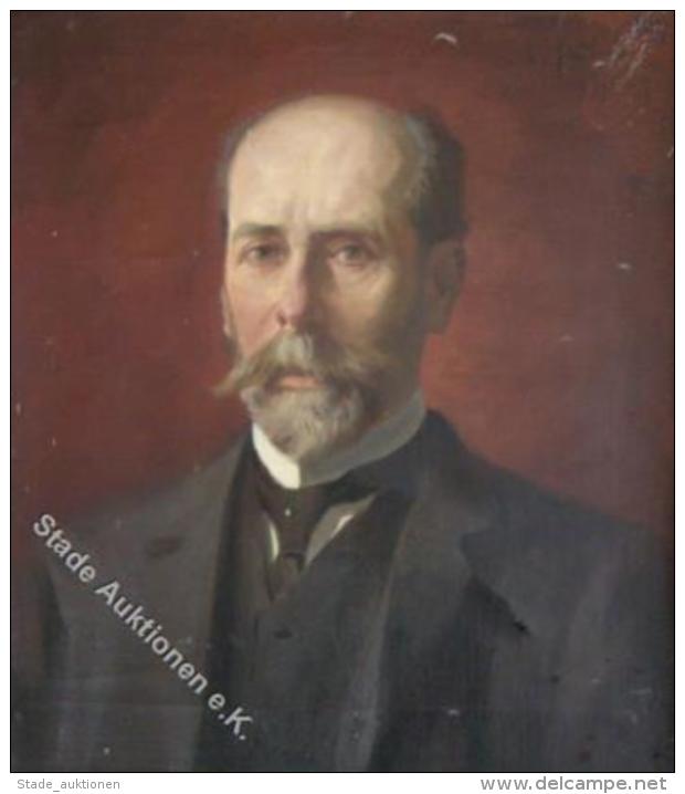 Marine Diederichs, Otto Von Admiral 1843-1918 Nachla&szlig;sammlung Mit 1 Orig. Gem&auml;lde Gerahmt Ca. 62 X 55 Cm Port - Marines