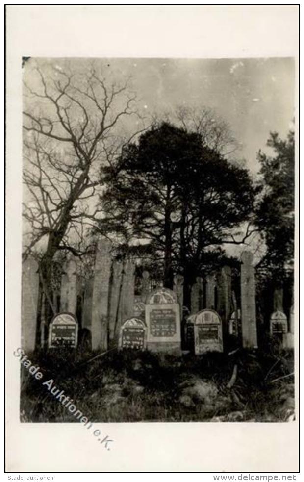 Judaika - Judenfriedhof OZDZINTYCZE, Hdschrftl. Auf Foto-Ak, I Judaisme - Judaika