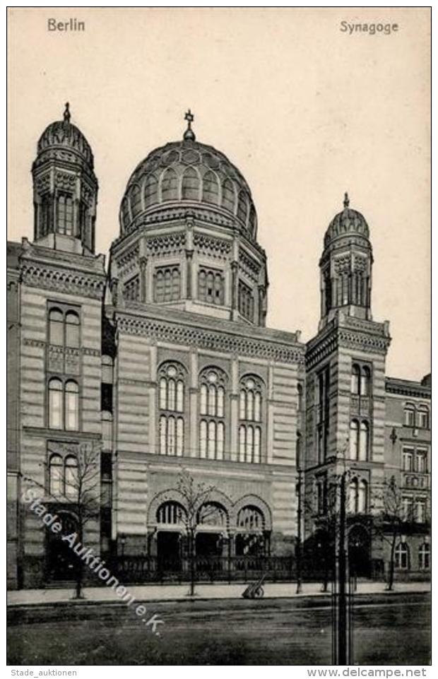 Synagoge Berlin (1000) Ansichtskarte I-II Synagogue - Judaika