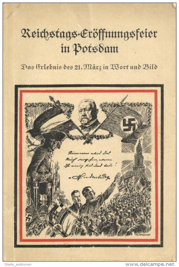 Buch WK II Reichstags Er&ouml;ffnungsfeier In Potsdam Hrsg. Hupfeld, Hans 1933 Verlag A. W. Hann's Erben 61 Seiten Viele - Weltkrieg 1939-45