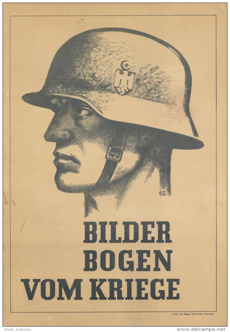 Buch WK II Bilderbogen Vom Krieg Neuruppiner Bilderbogen Verlag Gustav K&uuml;hn II - Guerra 1939-45