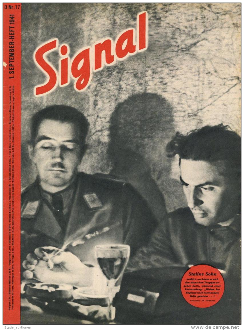 Buch WK II  Signal, Zeitschrift September 1941 Heft 17 Deutscher Verlag Berlin 47 Seiten Sehr Viele Abbildungen II - Weltkrieg 1939-45