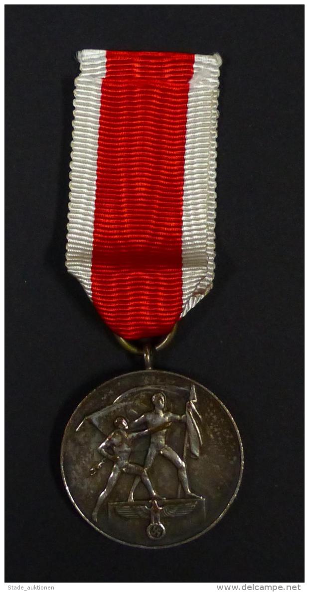 WK II Orden Ostmark Medaille Silber 13. M&auml;rz 1938 I-II - Weltkrieg 1939-45