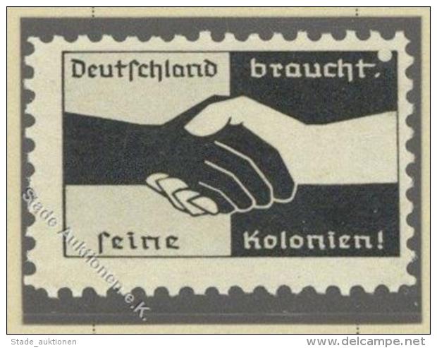 Vignette WK II Deutschland Braucht Seine Kolonien  I- Colonies - Weltkrieg 1939-45
