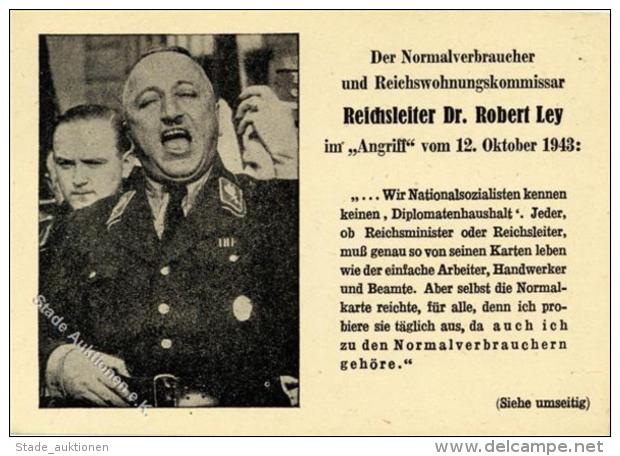 Antipropaganda WK II Reichsleiter Dr. Robert Ley I-II - Weltkrieg 1939-45