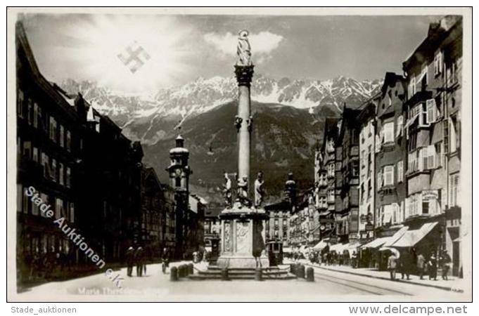 Aufgehende Sonne WK II Innsbruck (6020) &Ouml;sterreich WK II  Foto AK I-II - Weltkrieg 1939-45
