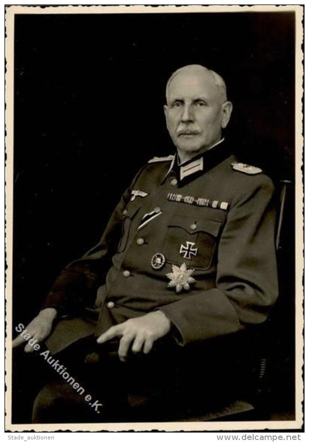 WK II WK II Offizier Eisernes Kreuz Verwundetenabzeichen Mit Unterschrift Foto AK I-II - Weltkrieg 1939-45