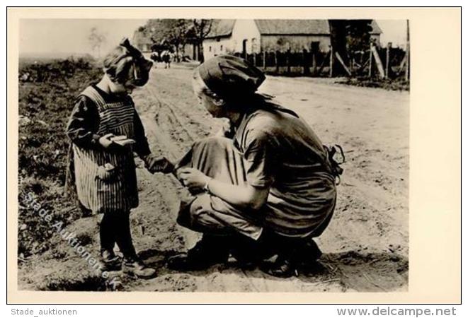 WK II RAD F&uuml;r Die Weibliche Jugend Foto-Karte I- - Weltkrieg 1939-45