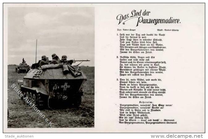 WK II MILIT&Auml;R - PANZER Lied Der Panzergrenadiere I - Weltkrieg 1939-45