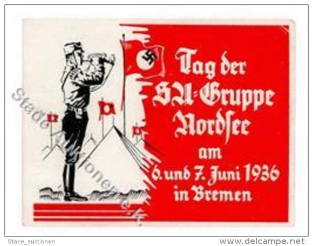 Vignette WK II Tag Der SA Gruppe Nordsee I-II - Weltkrieg 1939-45