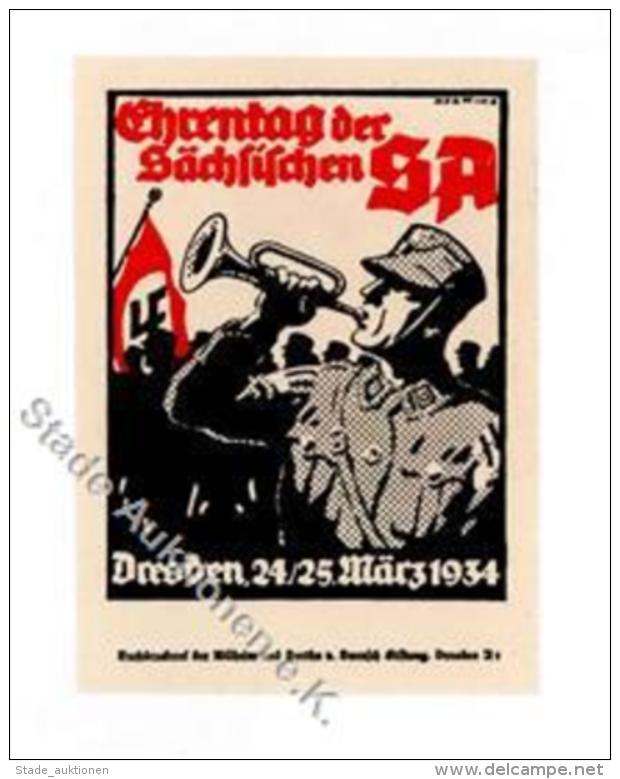 Vignette WK II Ehrentag Der S&auml;chsischen SA I-II - Weltkrieg 1939-45