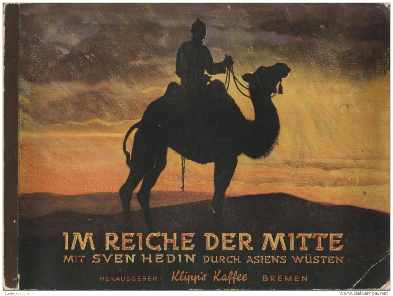 Sammelbild-Album Im Reich Der Mitte Klipp's Kaffee 1933 II- (fleckig, Repariert) - Weltkrieg 1939-45