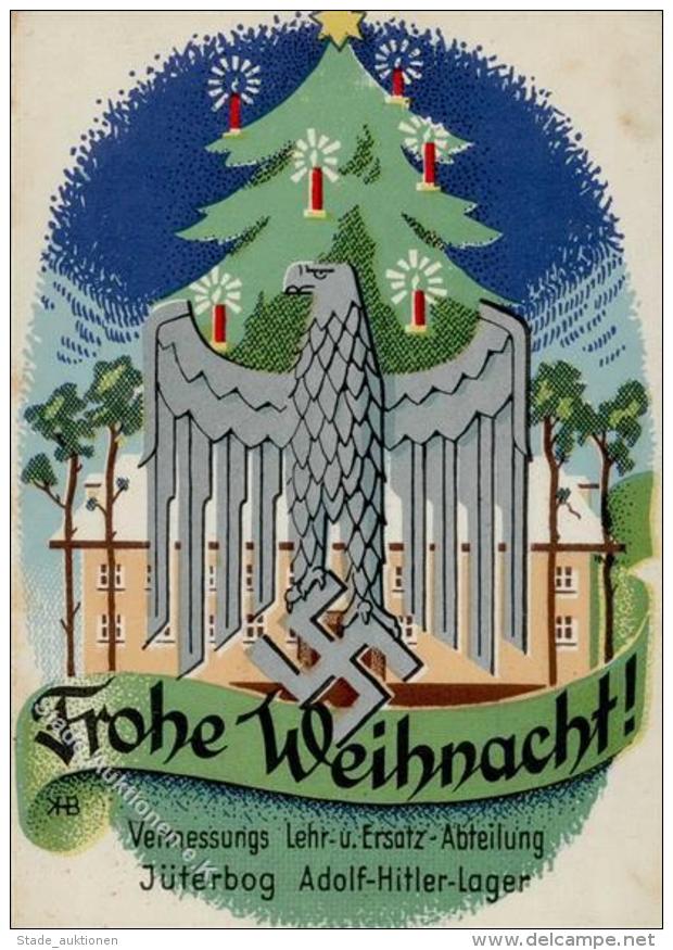 KRIEGSWEIHNACHT WK II - Weihnachten Adolf-Hitler-Lager J&Uuml;TERBORG 1942 I-II Noel - Weltkrieg 1939-45