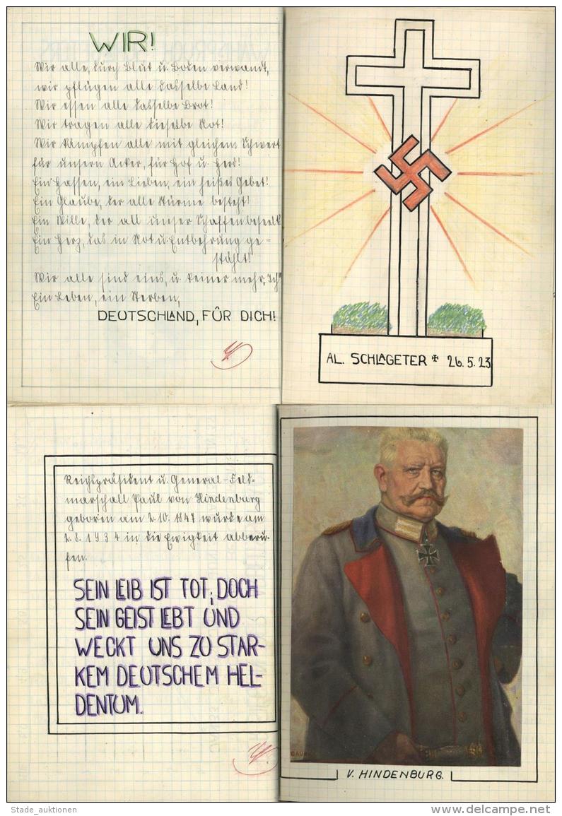 WK II HJ Tagebuch Aufsatz Eines Hitler-Jungen II - Weltkrieg 1939-45