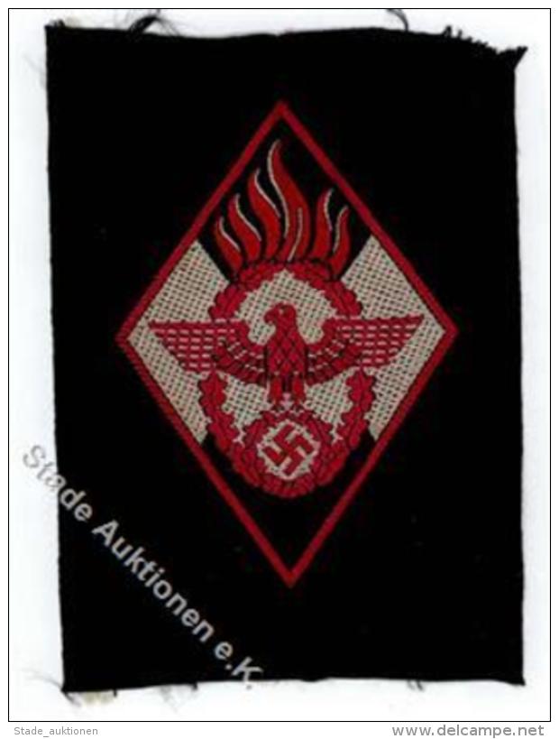 WK II HJ Feuerwehrabzeichen Der Feuerwehrscharen Des HJ-Streifendienstes &Auml;rmelaufn&auml;her I-II - Weltkrieg 1939-45