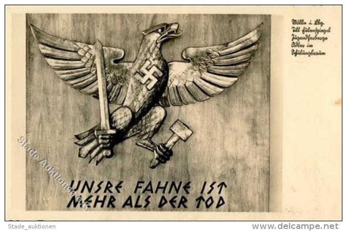 HITLERJUGEND WK II - Jugendlager M&Ouml;LLN - Unsere Fahne Ist Mehr Als Der Tod I-II - Weltkrieg 1939-45