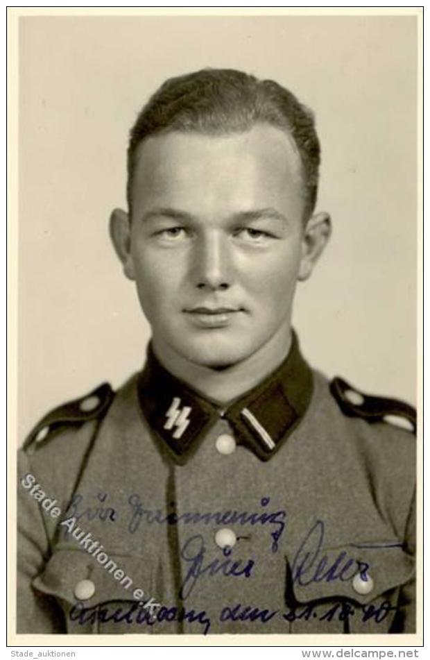 SS-Foto-Ak WK II - Mit Autogramm 1940 I - Weltkrieg 1939-45