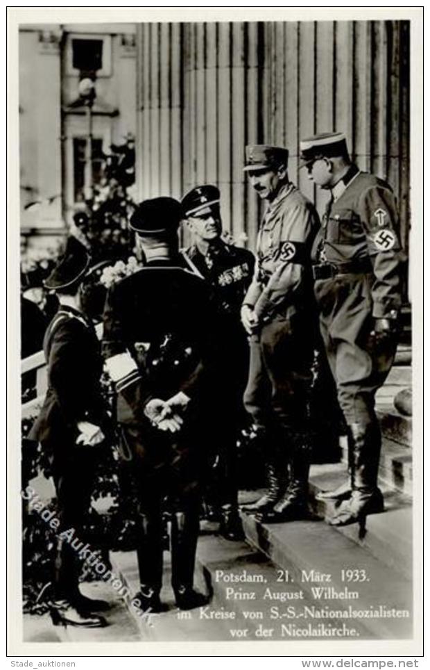 SS Prinz August Wilhelm WK II   Foto AK I-II - Weltkrieg 1939-45