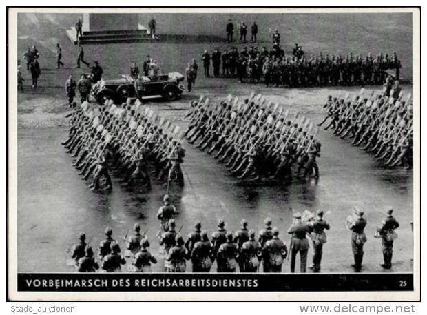 RP N&Uuml;RNBERG - Intra 25 Vorbeimarsch Des RAD" WK II  I" - Weltkrieg 1939-45