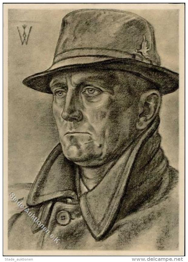 Willrich, Wolfgang P14 Nr. 20 Dr. Neumann Vork&auml;mpfer Der Memeldeutschen K&uuml;nstler-Karte I-II - Guerra 1939-45