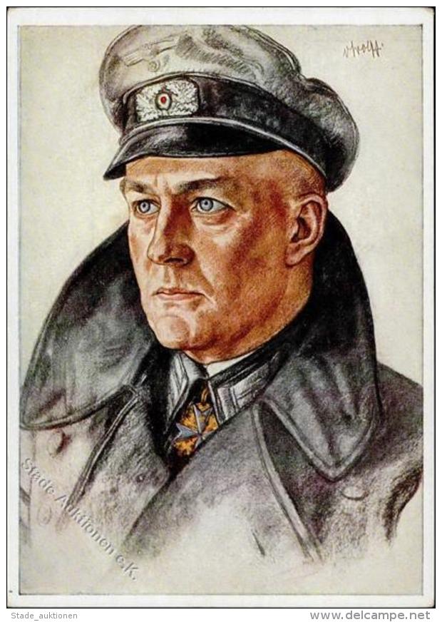 Willrich Nr. P1 R6 Nr. 5 VDA WK II Regimentskommandeur  K&uuml;nstlerkarte I-II - Weltkrieg 1939-45