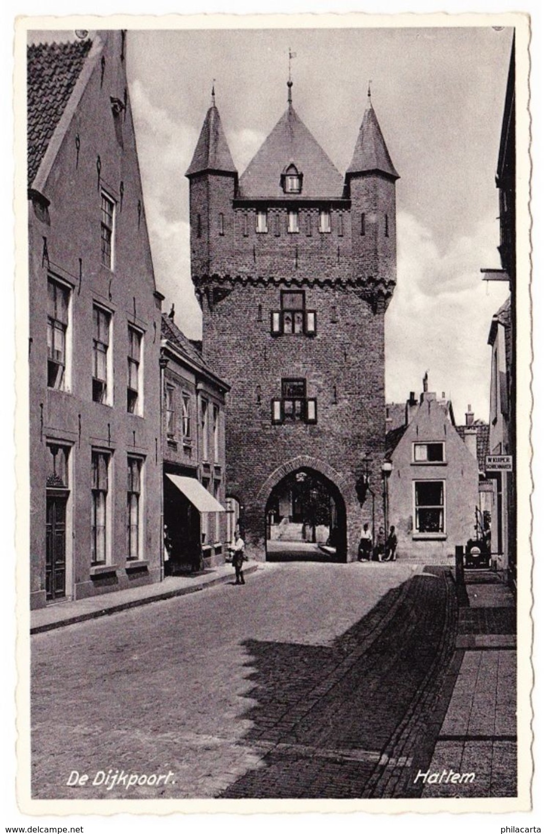 Hattem - De Dijkpoort Met Kinderen - Oud - Hattem