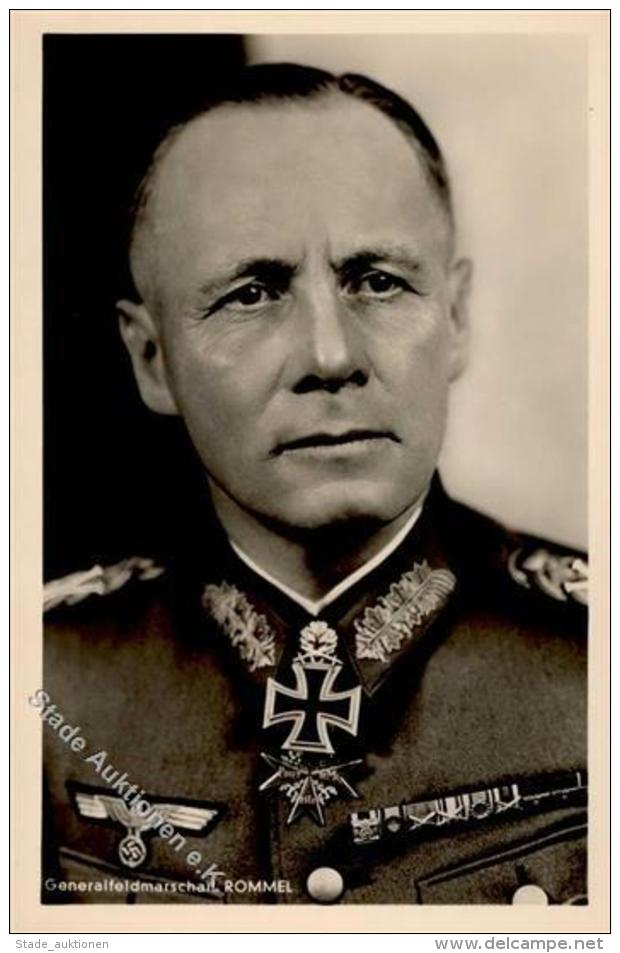 Ritterkreuztr&auml;ger Rommel Generalfeldmarschall WK II PH 1520 Foto-Karte I-II - Weltkrieg 1939-45