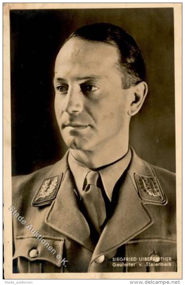 Siegfried UIBERREITHER WK II - Gauleiter V. Steiermark - Etwas Fleckig!- - Weltkrieg 1939-45