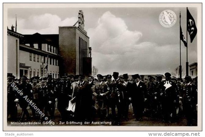 G&ouml;ring WK II Er&ouml;ffnung Der Ausstellung Schaffendes Volk Foto-Karte I- Expo - Weltkrieg 1939-45