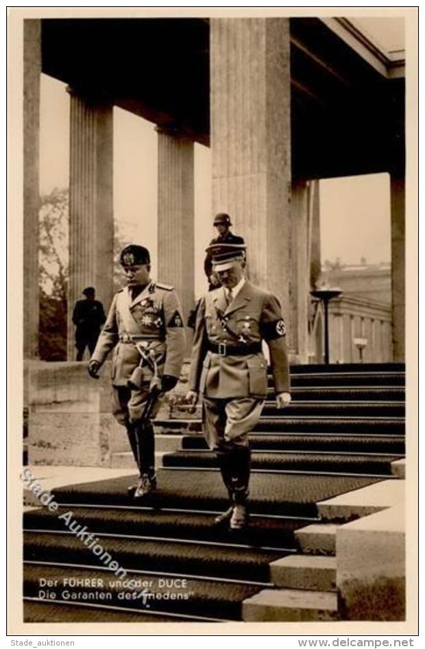 Hitler Und Mussolini PH M 11 Foto-Karte I- - Weltkrieg 1939-45