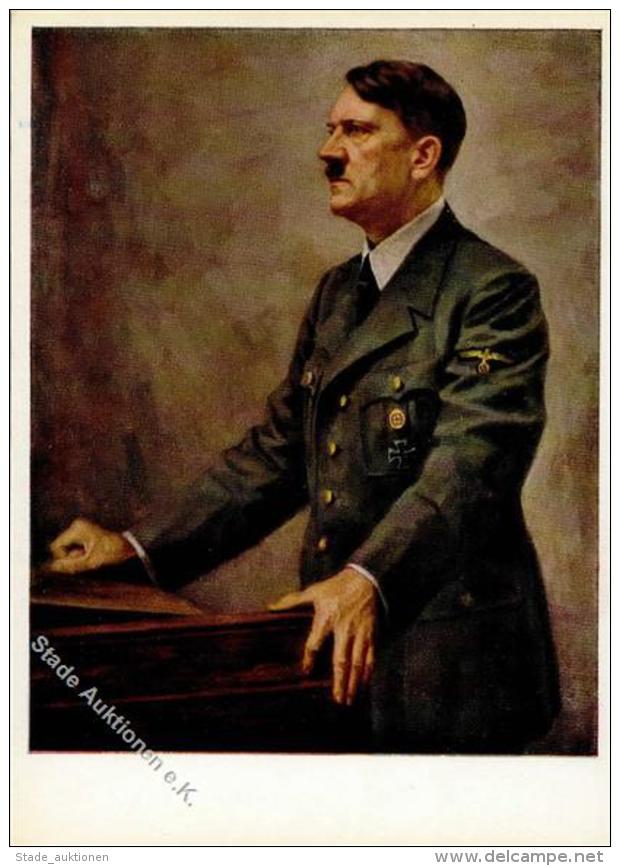Hitler K&uuml;nstlerkarte I- - Weltkrieg 1939-45