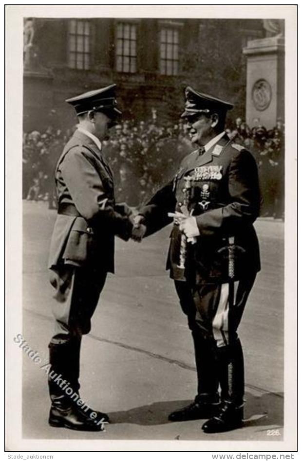 Hitler G&ouml;ring WK II   Foto AK I-II - Weltkrieg 1939-45