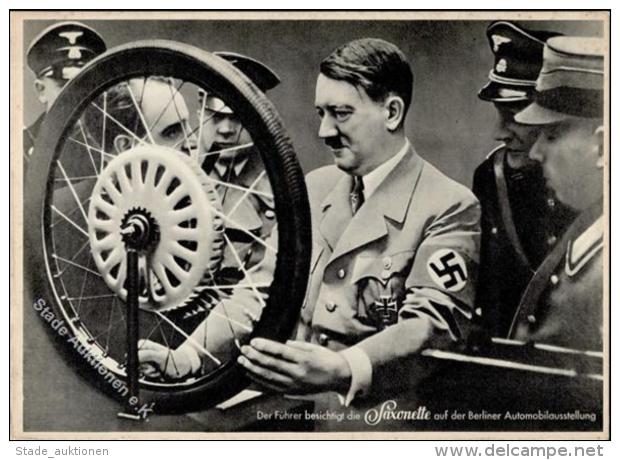 Hitler Berlin (1000) Saxonette Automobilausstellung WK II I-II - Weltkrieg 1939-45