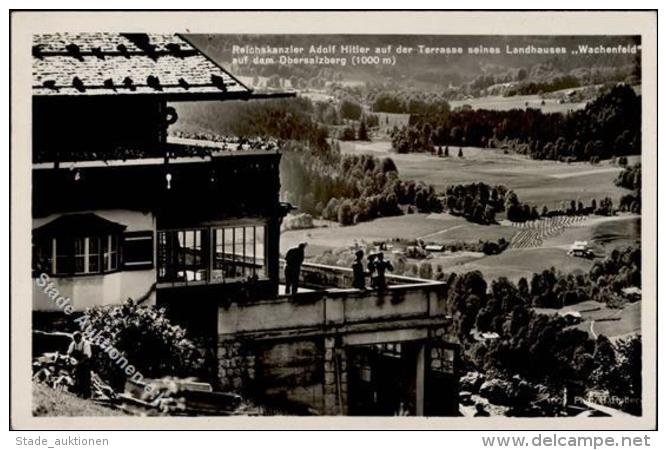 HITLER - A.d.Terrasse D. Landhauses Wachenfeld I WK II - Weltkrieg 1939-45