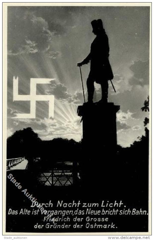 Propaganda WK II Aufgehende Sonne WK II - Friedrich Der Gro&szlig;e - Ostmark Durch Nacht Zum Licht I - Weltkrieg 1939-45