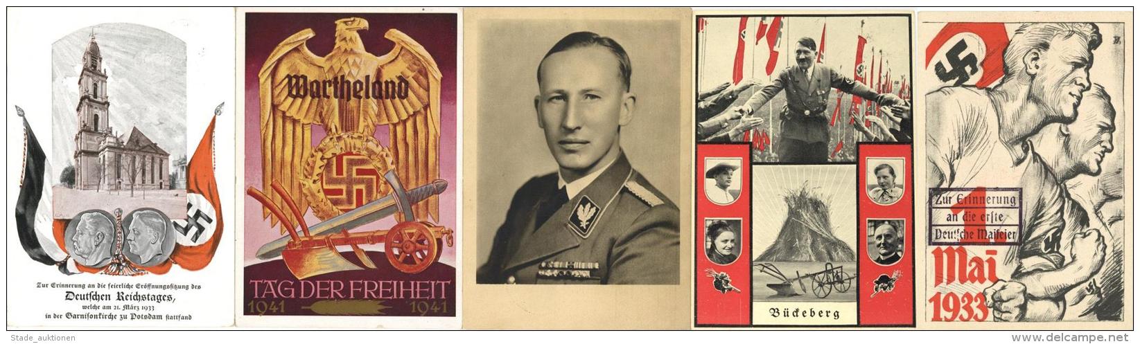 Propaganda WK II Album Mit Circa 140 Ansichtskarten I-II - Weltkrieg 1939-45