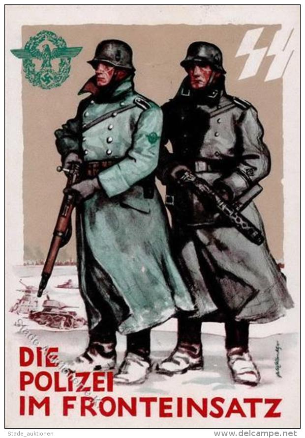 Propaganda WK II - SS , S-o Tag Der Deutschen Polizei 1942 I - Weltkrieg 1939-45