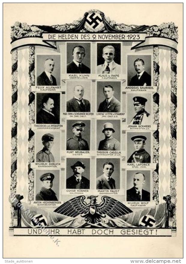 Propaganda WK II - 9.November 1923 - Die Helden I-II - Weltkrieg 1939-45