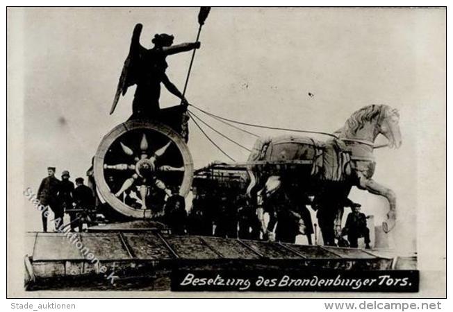 REVOLUTION BERLIn 1919 - BESETZUNG Des BRANDENBURGER TORES I - Krieg