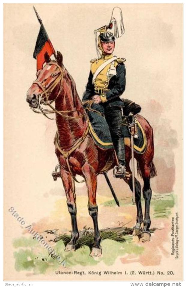 Regiment Ulanen Regt. K&ouml;nig Wilhelm I 2. W&uuml;rtt. Nr. 20 I-II - Regimente